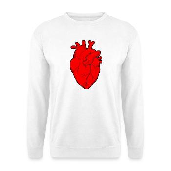 Heart - Unisex Sweatshirt - white - Front