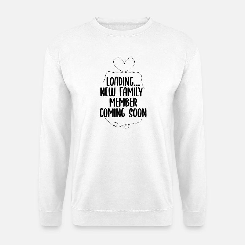 Pregnancy announcement - Unisex Pullover - Weiß