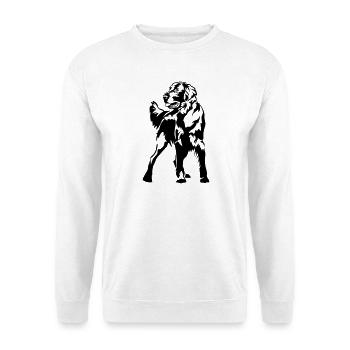 Flat-coated retriever - Unisex Sweatshirt - white - Front