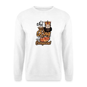 I'm the King of the Currywurst - Unisex Sweatshirt - white - Front
