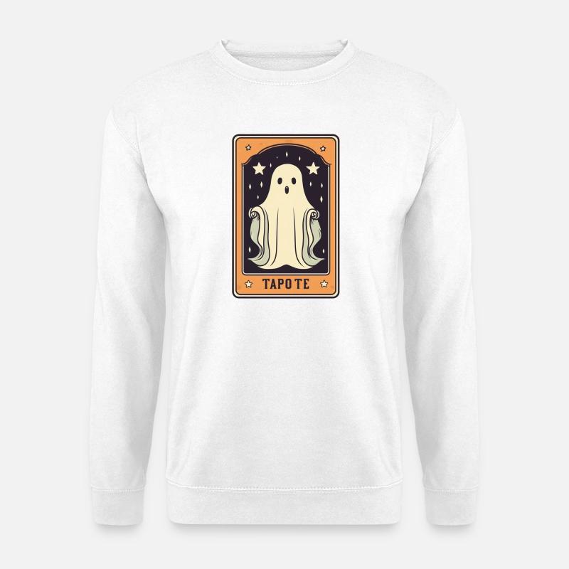 Tarot Geist Karte - Unisex Pullover - Weiß