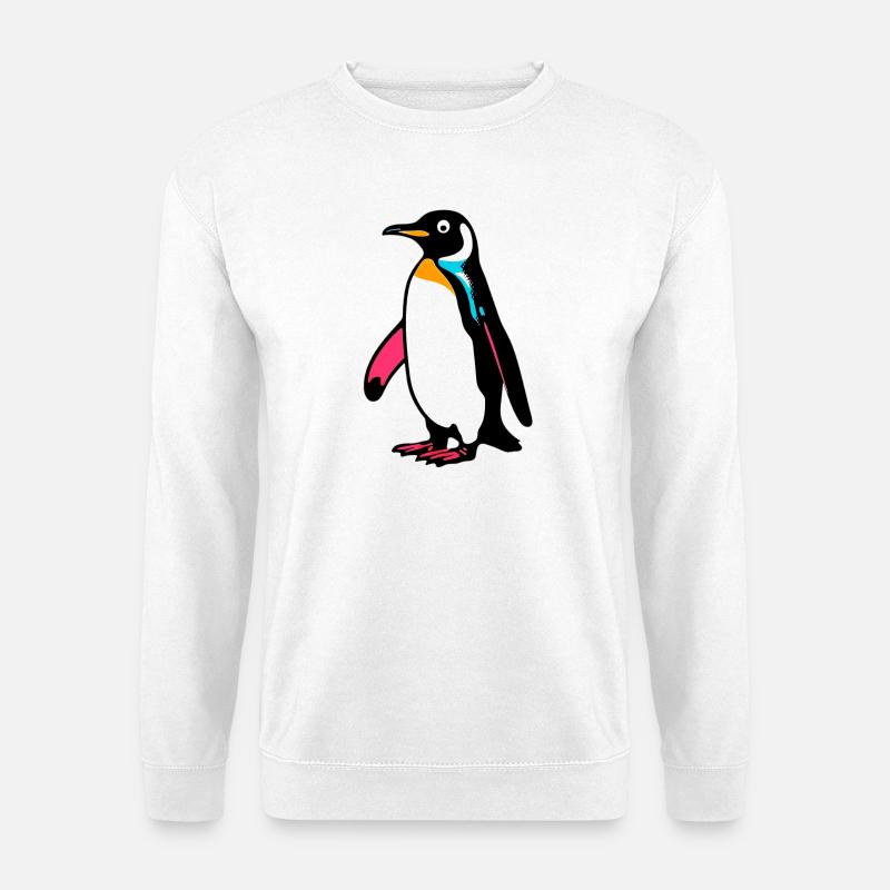 Penguin - Unisex Sweatshirt - white