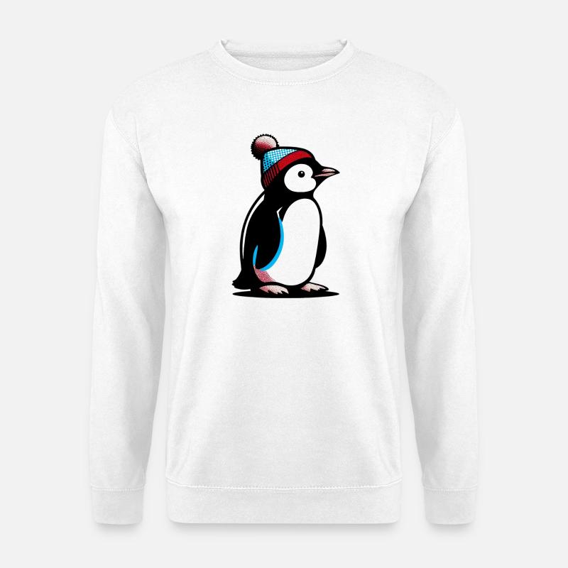 Pinguin - Unisex Pullover - Weiß