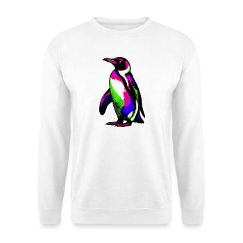 Pingouin - Sweat-shirt Unisexe - blanc - Devant
