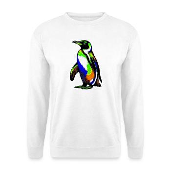 Pingouin - Sweat-shirt Unisexe - blanc - Devant