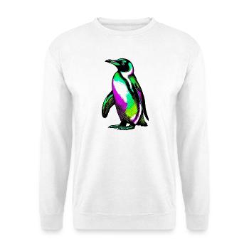 Pingouin - Sweat-shirt Unisexe - blanc - Devant