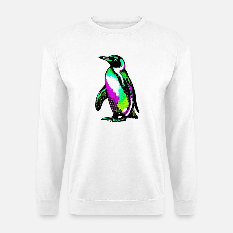 Penguin - Unisex Sweatshirt - white