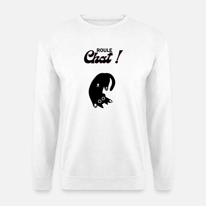 Freilaufende Katze! - Unisex Pullover - Weiß