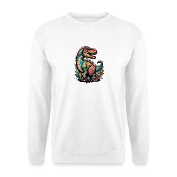 Colorful dragon design for fantasy fans - Unisex Sweatshirt - white - Front