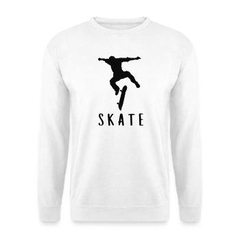Skater - Unisex Sweatshirt - white - Front