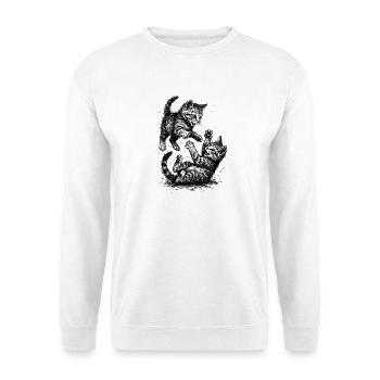 Cat Row - Unisex Sweatshirt - white - Front