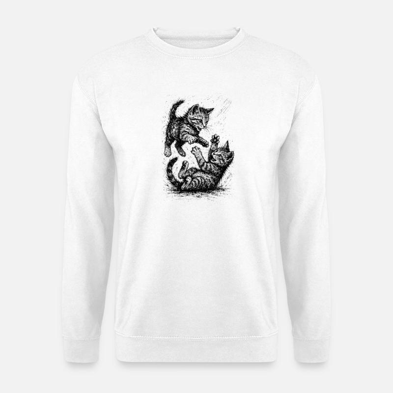 Cat Row - Unisex Pullover - Weiß
