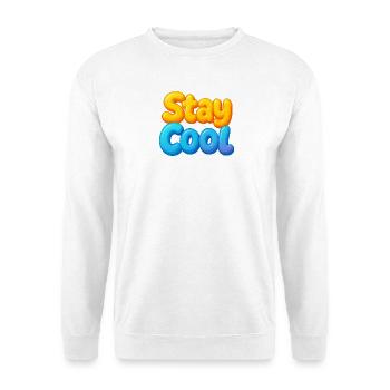 Colorful Clouds Saying Design - Unisex Sweatshirt - white - Front