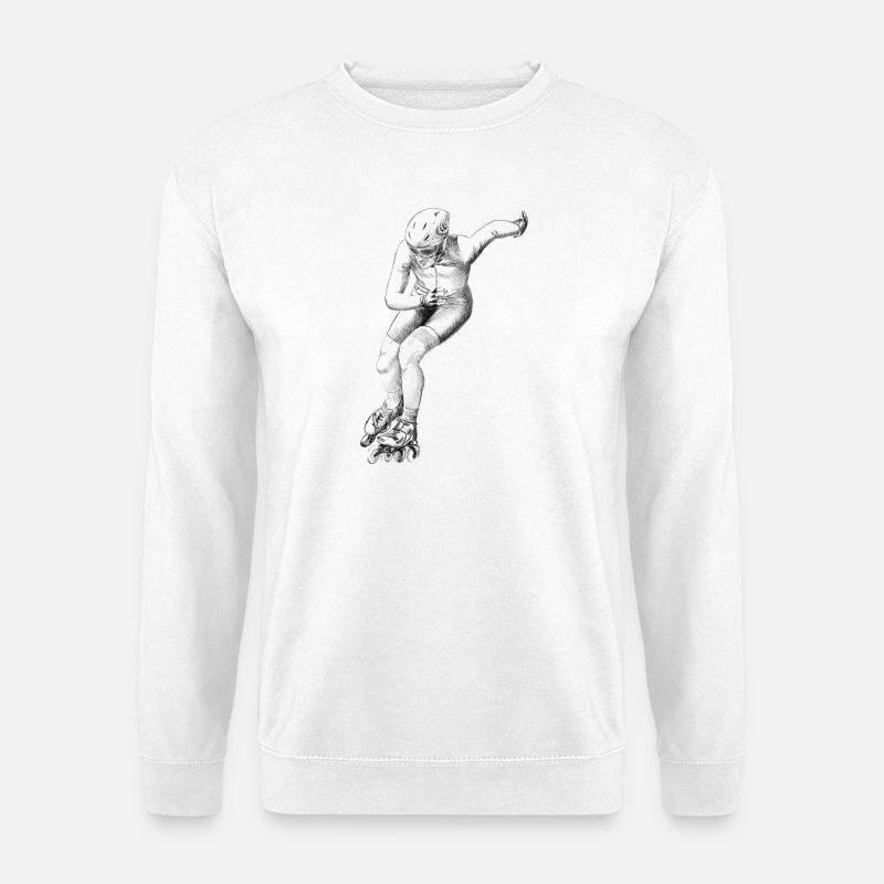 Speedskating - Unisex Pullover - Weiß