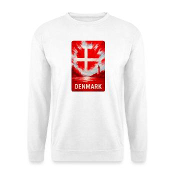 Légende du Danemark – La puissance du Nord - Sweat-shirt Unisexe - blanc - Devant