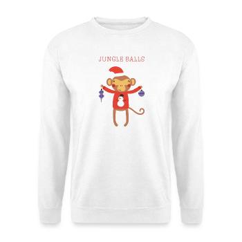 Dschungelbälle - Unisex Pullover - Weiß - Vorne
