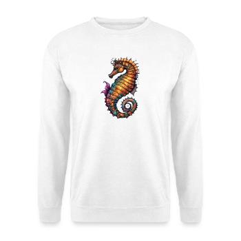Ornamental Seahorse Sea of Colors - Unisex Sweatshirt - white - Front