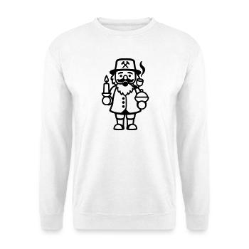 Räuchermann Räuchermännchen Noël - Sweat-shirt Unisexe - blanc - Devant