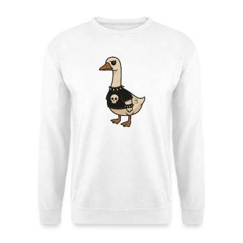 Chocolotl doux axolotl en jeu de mots avec hot - Sweat-shirt Unisexe - blanc - Devant