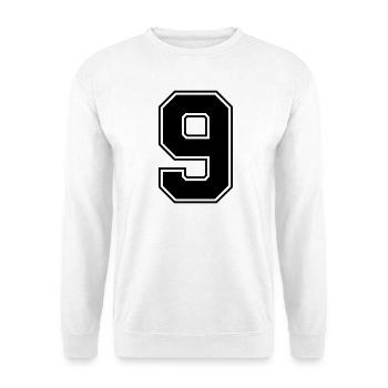 9 - Unisex Sweatshirt - white - Front