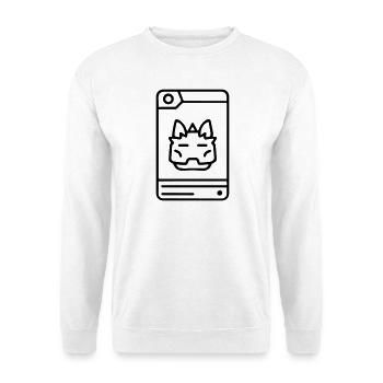 Collector's Card - Unisex Sweatshirt - white - Front