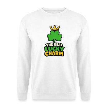 The Real Lucky Charm - Unisex Sweatshirt - white - Front