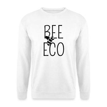 Abeille Bee Eco Minimaliste Low Tech - Sweat-shirt Unisexe - blanc - Devant