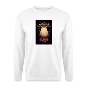 Merci de croire - Sweat-shirt Unisexe - blanc - Devant