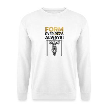 Calisthenics Form - Unisex Sweatshirt - white - Front