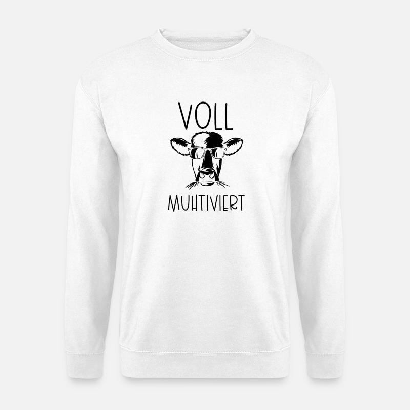 Fully Muhtivated - Unisex Sweatshirt - white