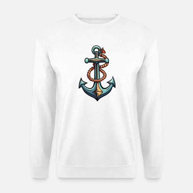 Anchor Design - Unisex Sweatshirt - white