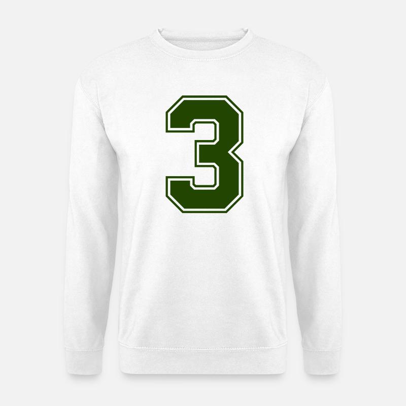 3 - Unisex Pullover - Weiß