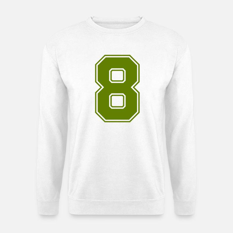 8 - Sweat-shirt Unisexe - blanc