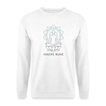 Innere Ruhe Lotus Meditation - Unisex Pullover - Weiß - Vorne