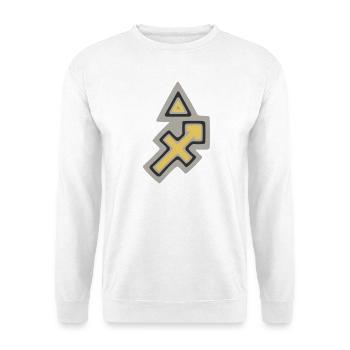 Feu tribal du Sagittaire du Zodiaque - Sweat-shirt Unisexe - blanc - Devant