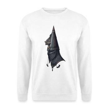 Gotische Fantasie-Kiefernzapfen - Unisex Pullover - Weiß - Vorne - Alina (178cm) & Michal (187cm)