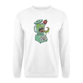 Monster Standmixer - Unisex Pullover - Weiß - Vorne - Alina (178cm) & Michal (187cm)
