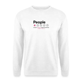 Sugar People - nightmare  - Unisex Pullover - Weiß - Vorne - Alina (178cm) & Michal (187cm)