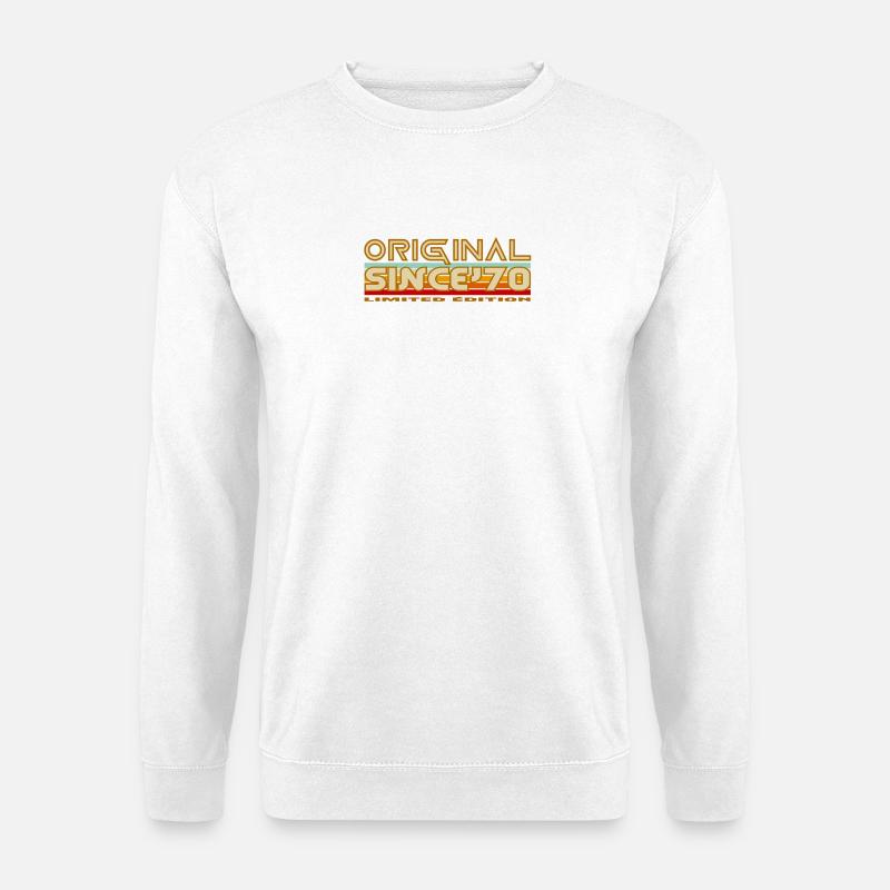 Original Since 70s Retro Edition - Unisex Sweatshirt - white