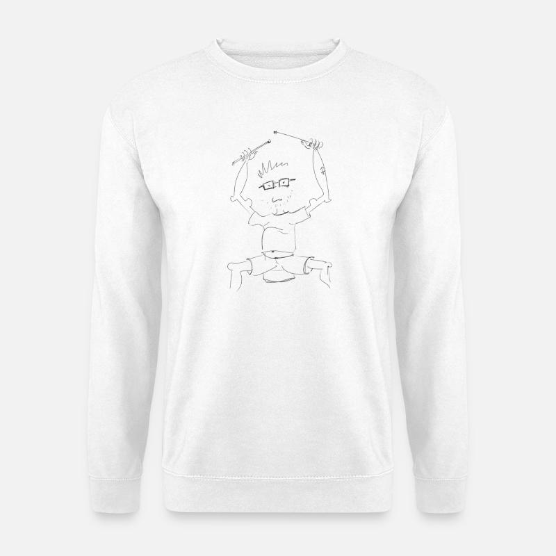 Drumnerd - Unisex Pullover - Weiß