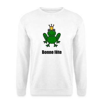MOTHER'S DAY. HAPPY MOTHER'S DAY. MOM - Unisex Sweatshirt - white - Front