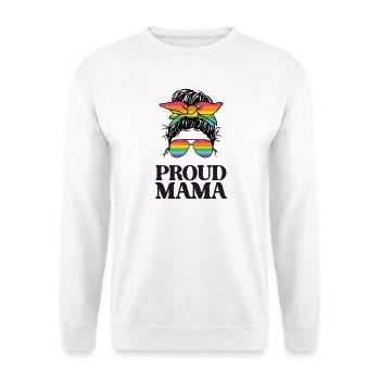 Stolze Mama - Unisex Pullover - Weiß - Vorne