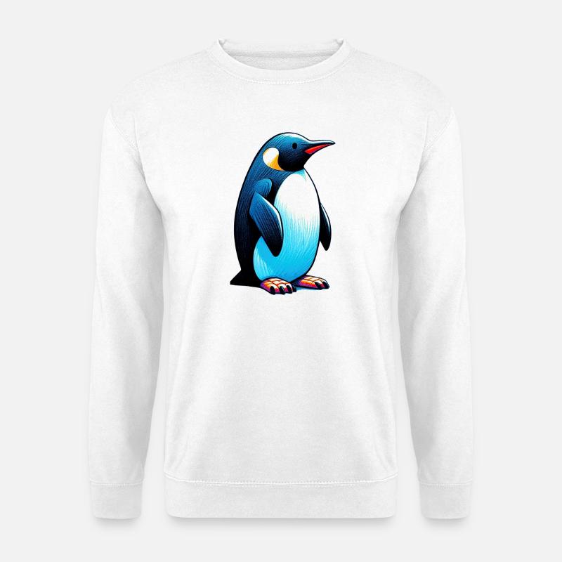Pinguin - Unisex Pullover - Weiß