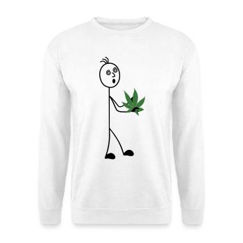 Hobby Gardener Figurine Stick - Sweat-shirt Unisexe - blanc - Devant