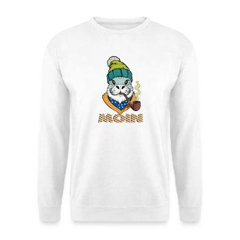 Moin - Otarie à fourrure de la mer du Nord avec sifflet - Sweat-shirt Unisexe - blanc - Devant