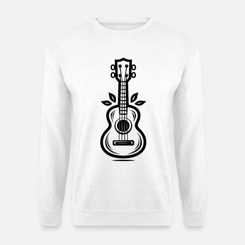 Ukulele - Unisex Pullover - Weiß