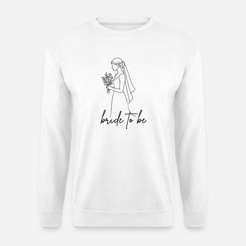 bride to be - Filigran - Unisex Pullover - Weiß