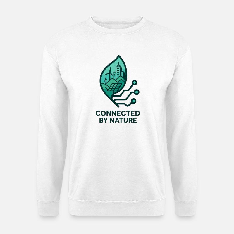Connected by Nature - Unisex Pullover - Weiß