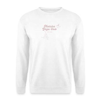 Matcha Yoga Club - Sweat-shirt Unisexe - blanc - Devant