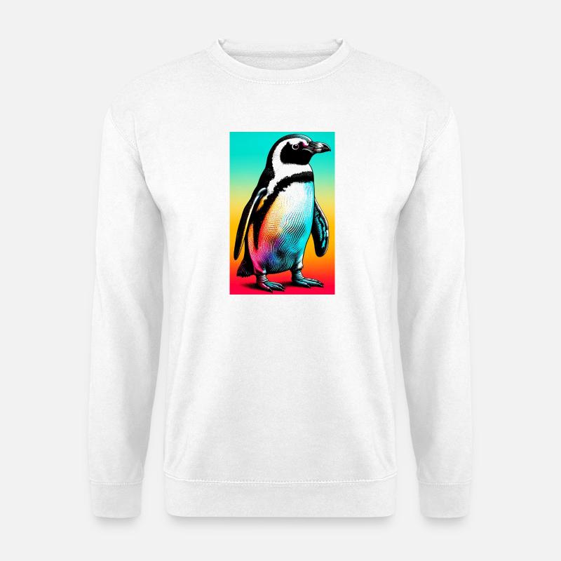 Pinguin - Unisex Pullover - Weiß